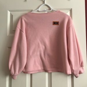 Pink Crop Sweater